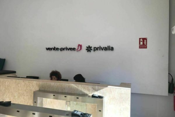 lletres corpories privalia - Rotulación Barcelona