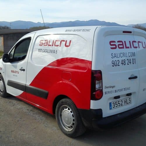 retolacio flota vehicles salicru 15 - Rotulación Barcelona