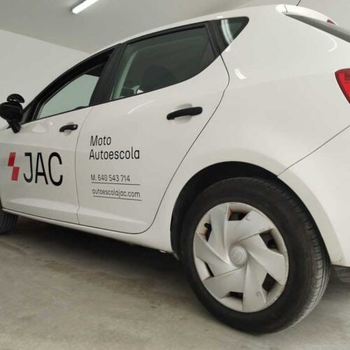 rotulacion autoescuela jac 01 - Rotulación Barcelona